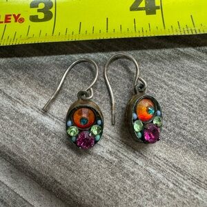 Dainty Multicolor FireflyEarrings